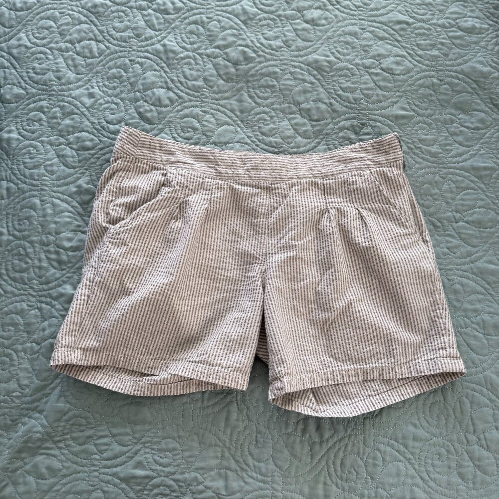 Toad & Co Women's Seersucka Short - Size 2, Ash